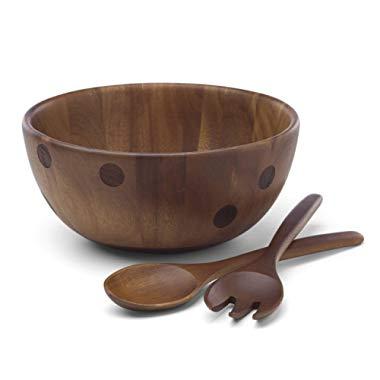 Kate Spade New York 875398 Deco Dot salad bowl set