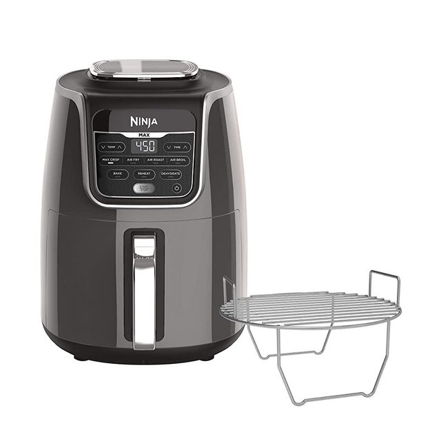 Ninja AF161, 5.5-Quart, Gray (Renewed)