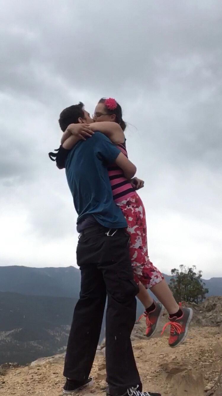 He popped the question!!