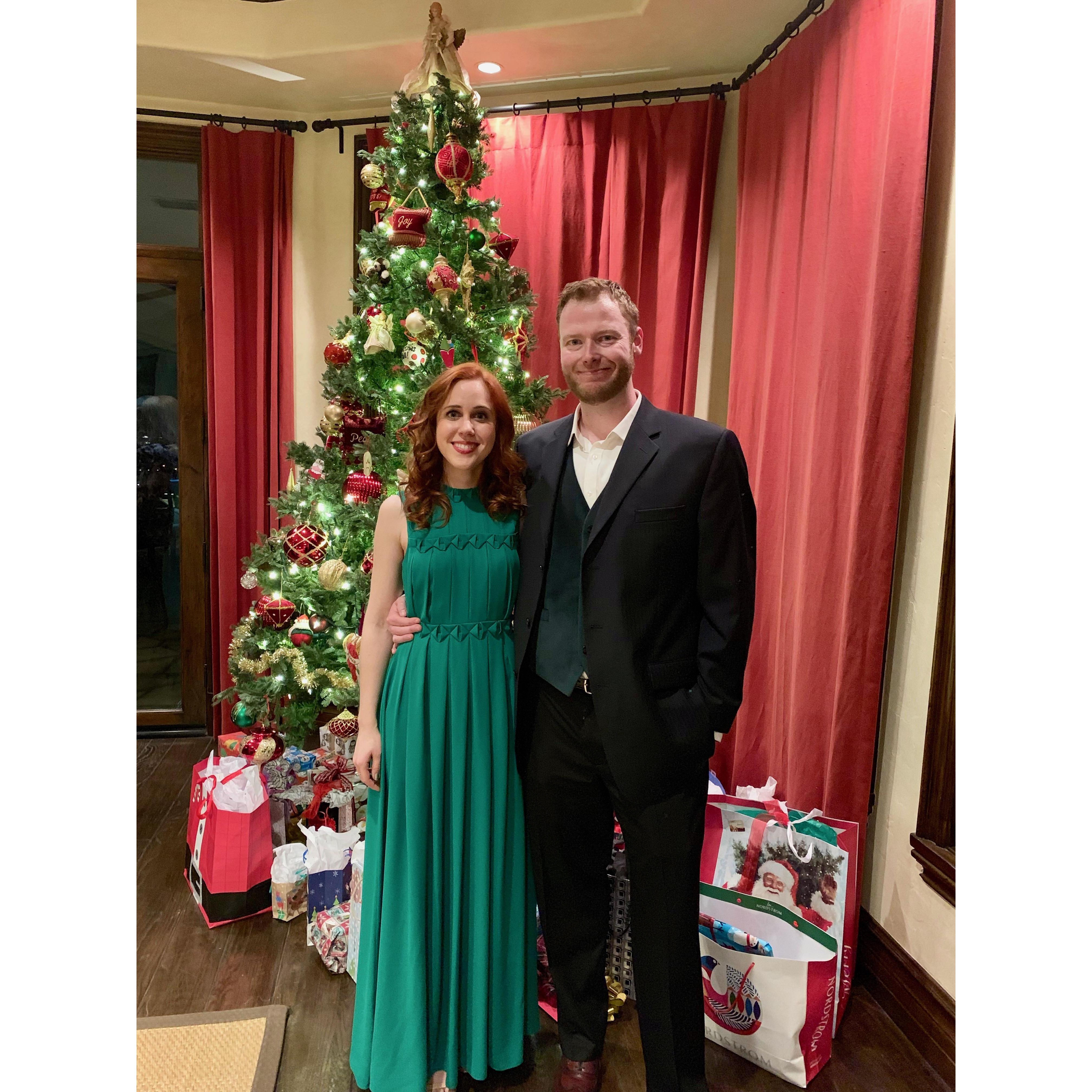 Taken at Jim and Merrill Plou's annual Christmas Eve party in Newport Coast.