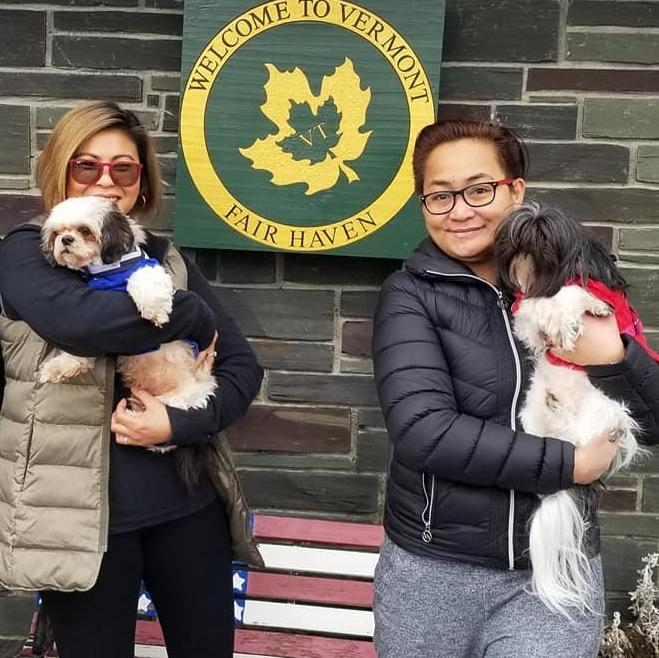 With our baby Prkchp ans Mutthew to Vermont