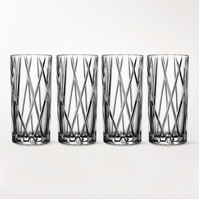 Orrefors City Highballs, Set of 4