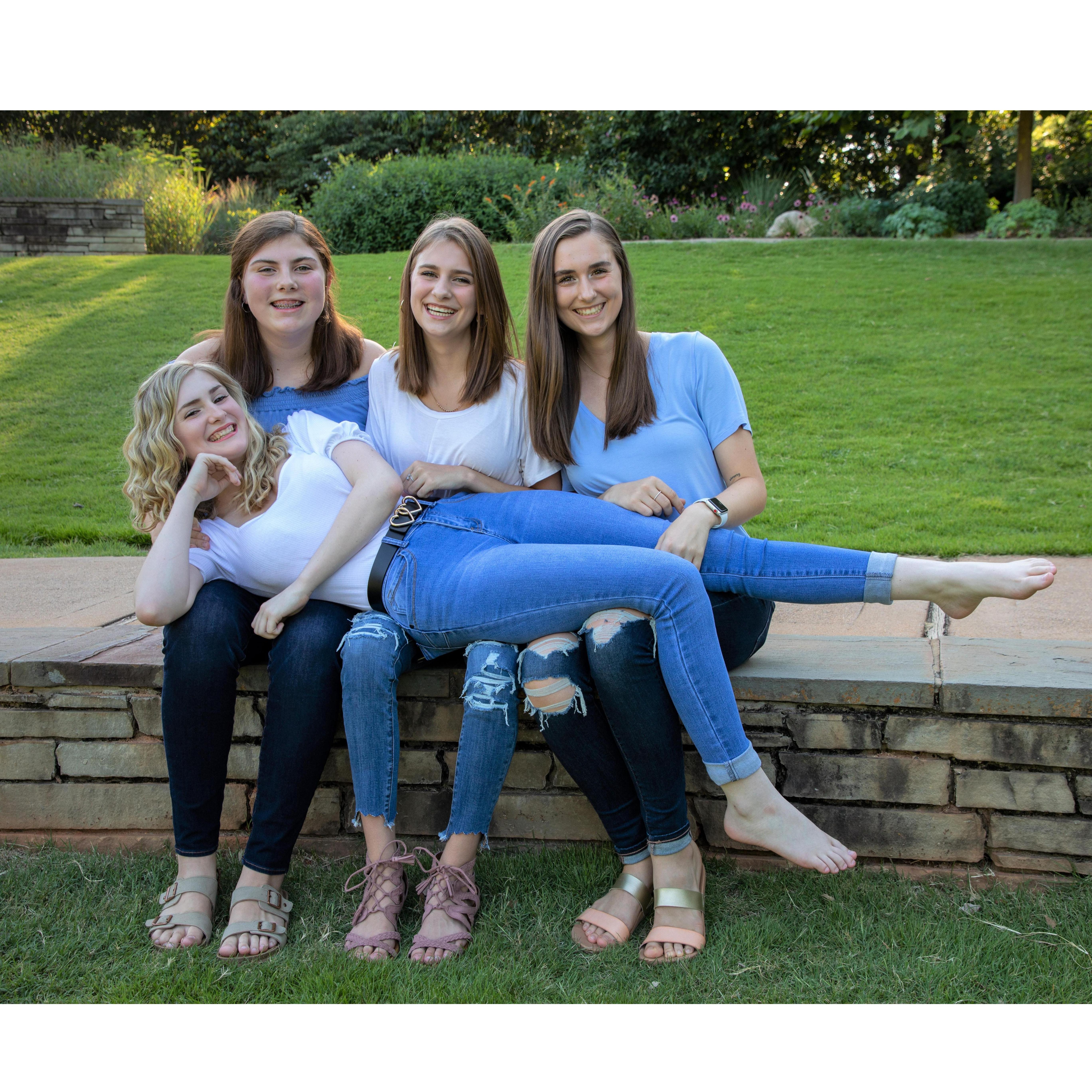 Erin and her sisters- Katie, Caroline, and Kennedy