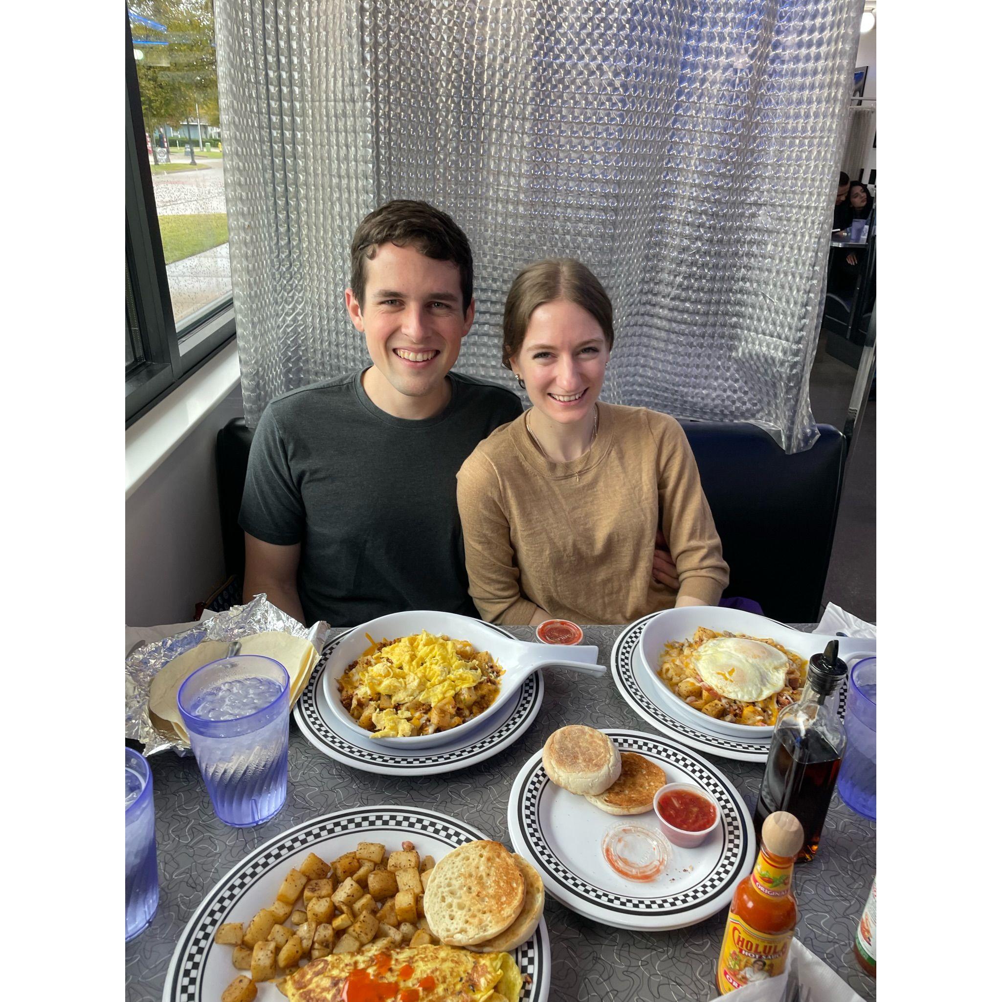 We love visiting diners! Our feast at Timothy's favorite home-town diner - November 2022, Coppell, TX