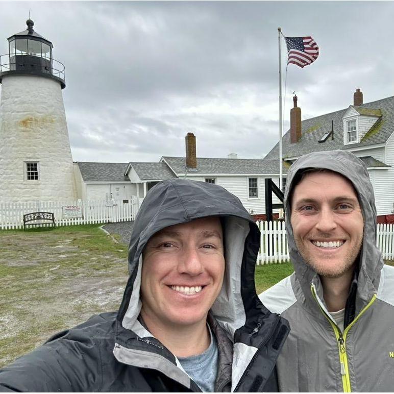 Visiting some awesome lighthouses along the way to Acadia National Park.