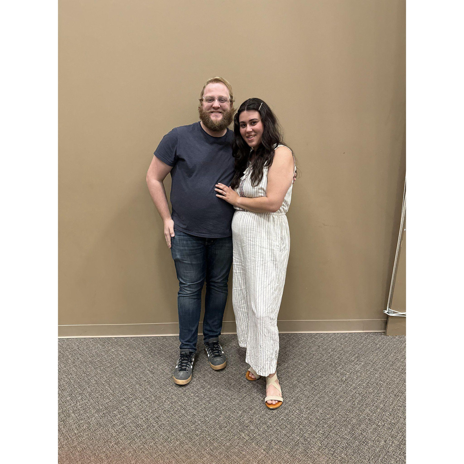 First official picture of us as an engaged couple <3