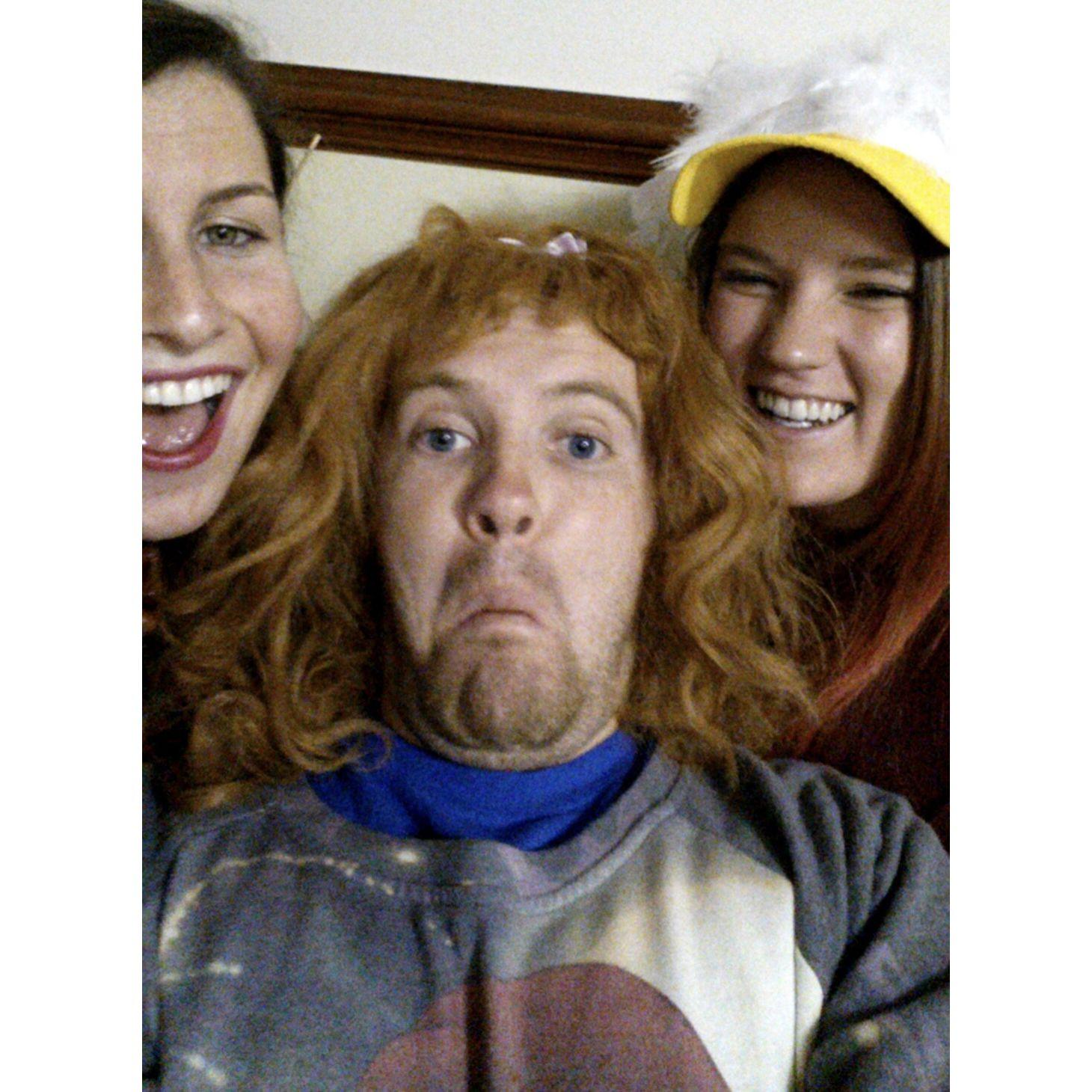 Our very first picture together as friends in college