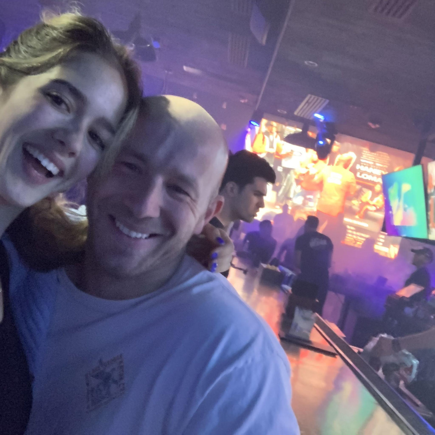 A club called Bottled Blonde that Britt insisted on going to that night. Picture taken about 2 minutes before Britt was the only person in the club dancing to a Justin Timberlake song