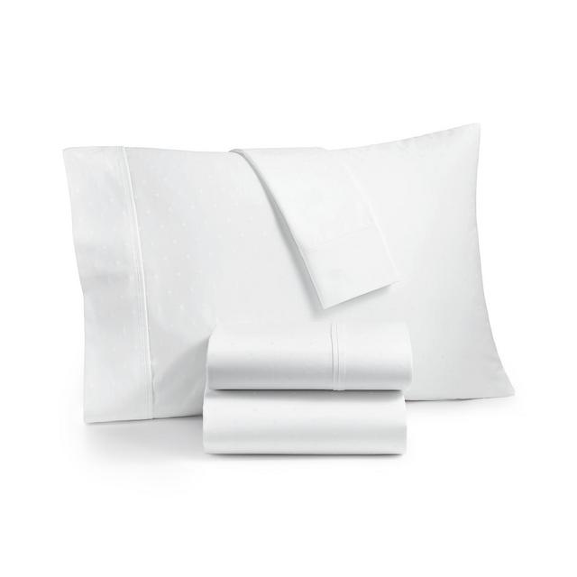 Bergen House Woven Diamond Dot 4-Pc. King Sheet Set 1000-Thread Count 100% Certified Egyptian Cotton