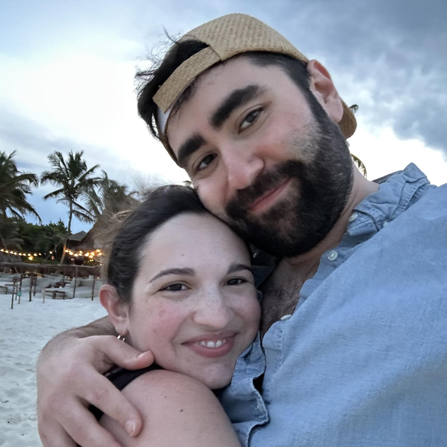 In Tulum on our first getaway