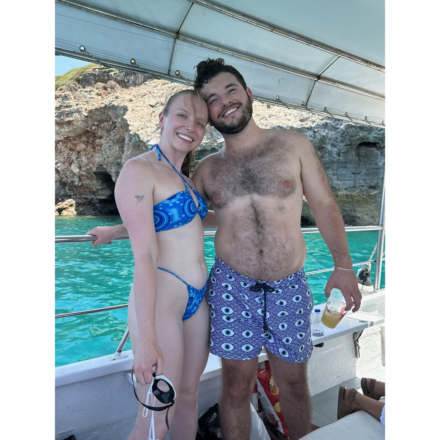 Grecian boat guys know all the cool caves - this was such a lovely snorkel trip, capped off with a bit of nausea and sunburn