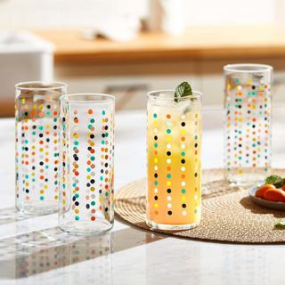 Vintage Dots Cooler Glass, Set of 4