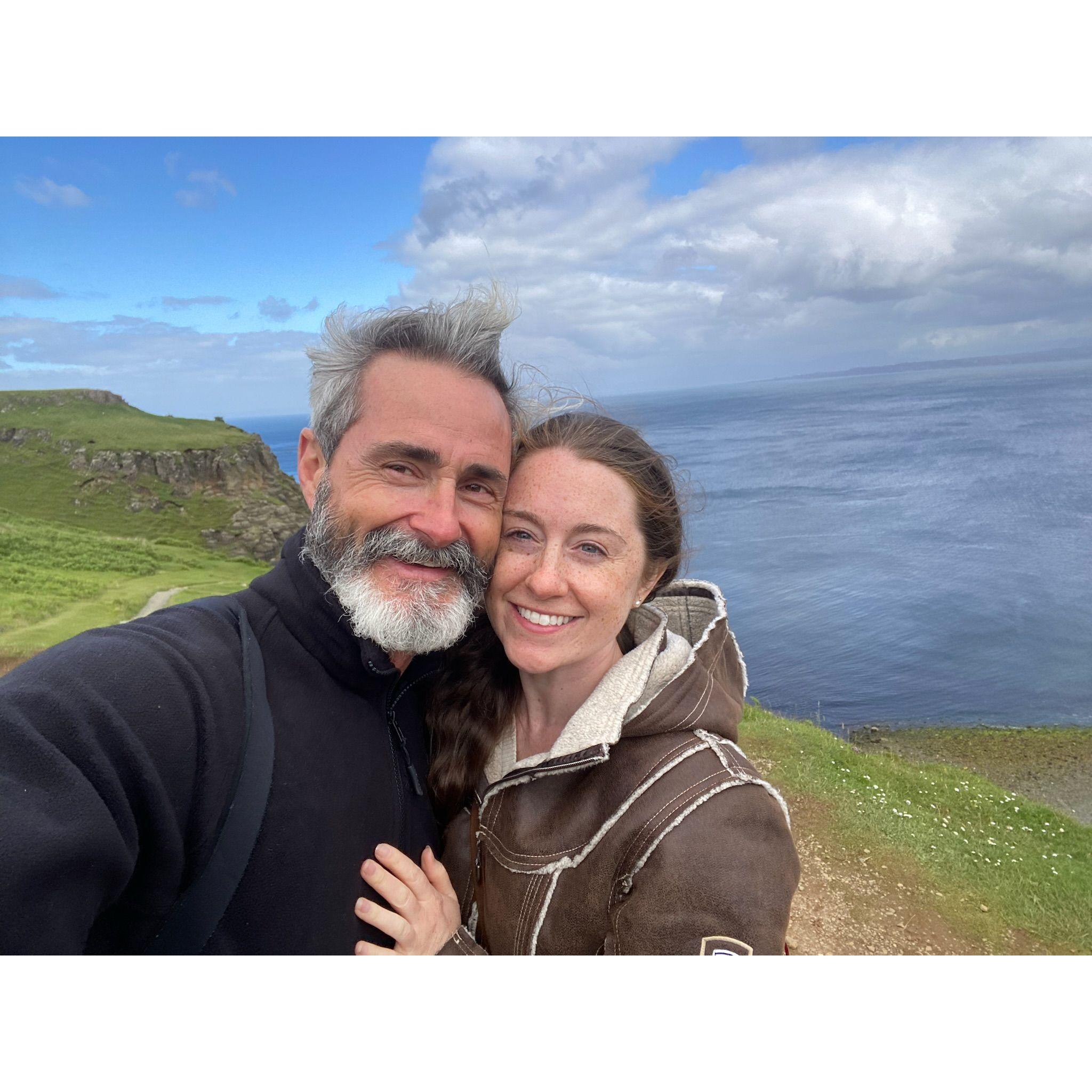 awe-inspiring views and giggle-inducing winds on the Isle of Skye in Scotland