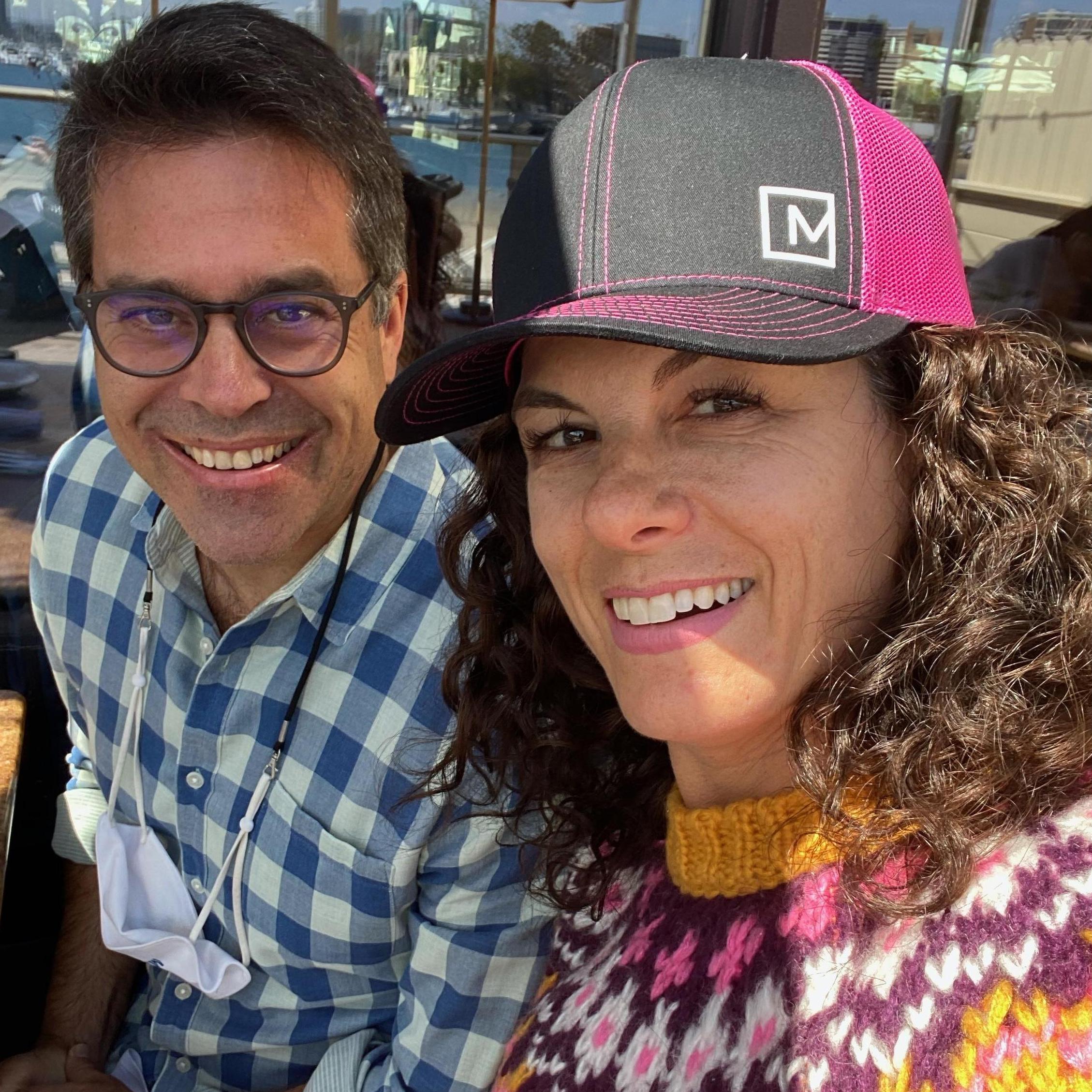 Lunch with Esther Whitman in Marina Del Rey, spring of 2021.