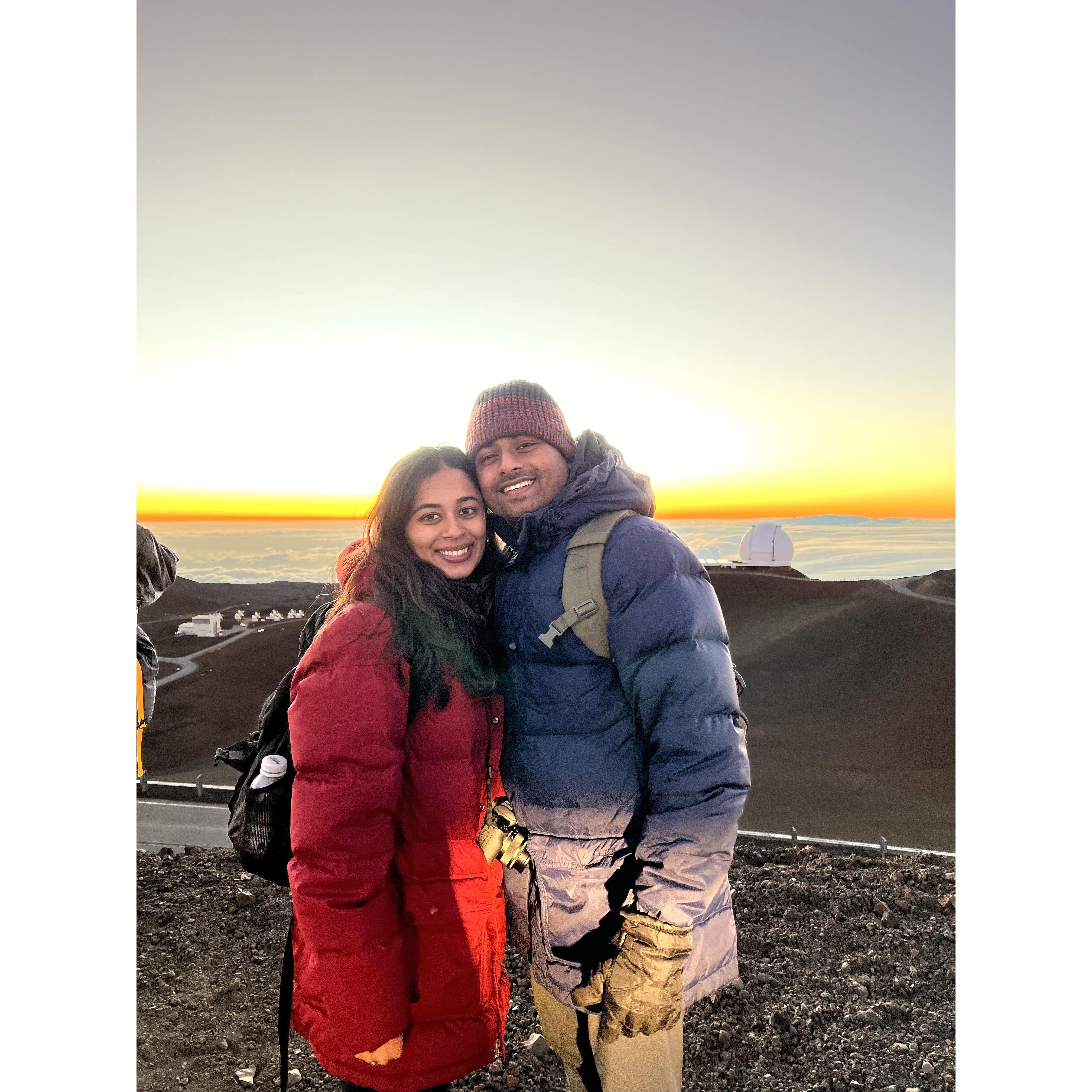 Sunset on Mauna Kea, Big Island
