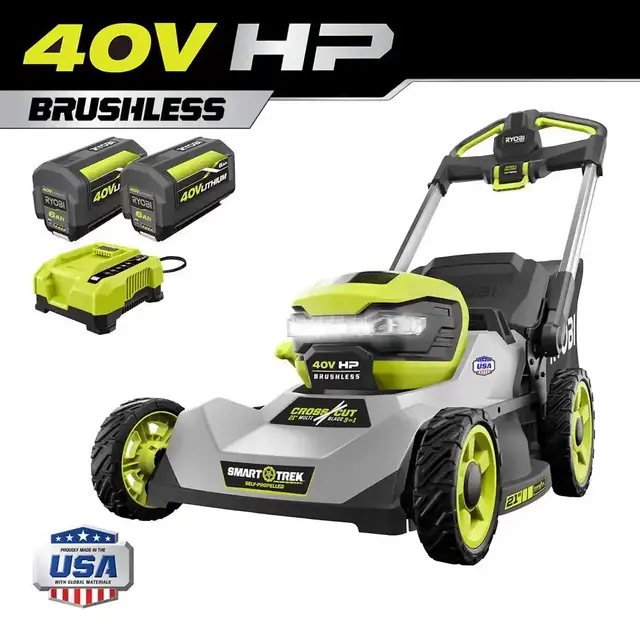 RYOBI 40V Dual-Blade Self-Propelled Mower