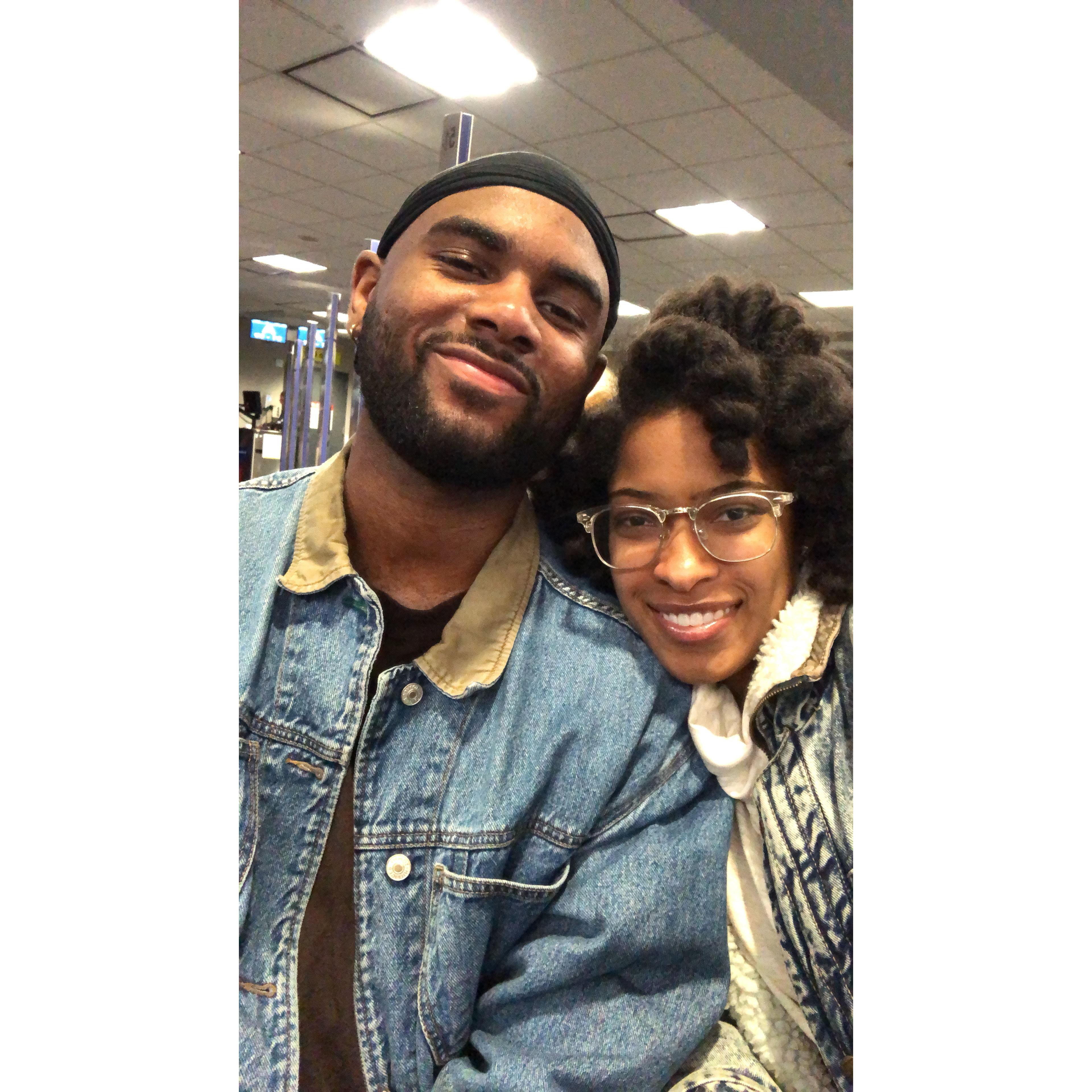 Headed on our first solo trip to Vegas in 2018.