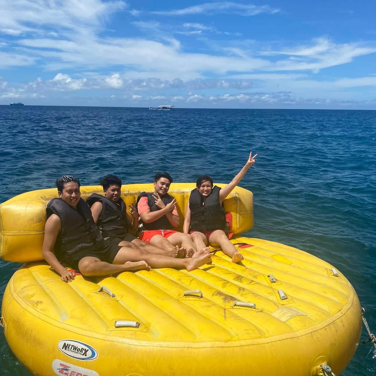 Nicolo conquered his fear by trying extreme rides for the first time, like the Flying Saucer and jet skis—a lifetime of memories with the cousins.