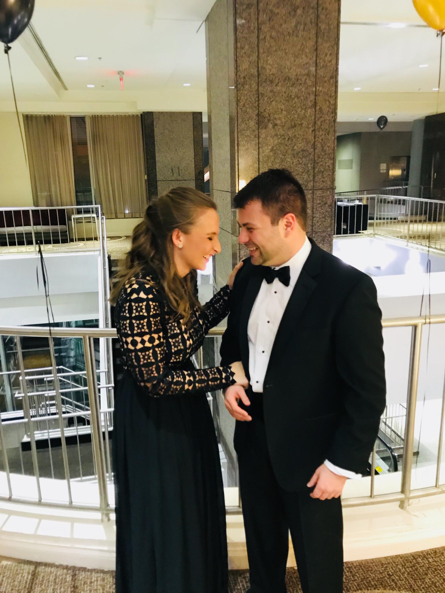 Anna and Krisos at Campbell School of Medicine's annual gala, 2018