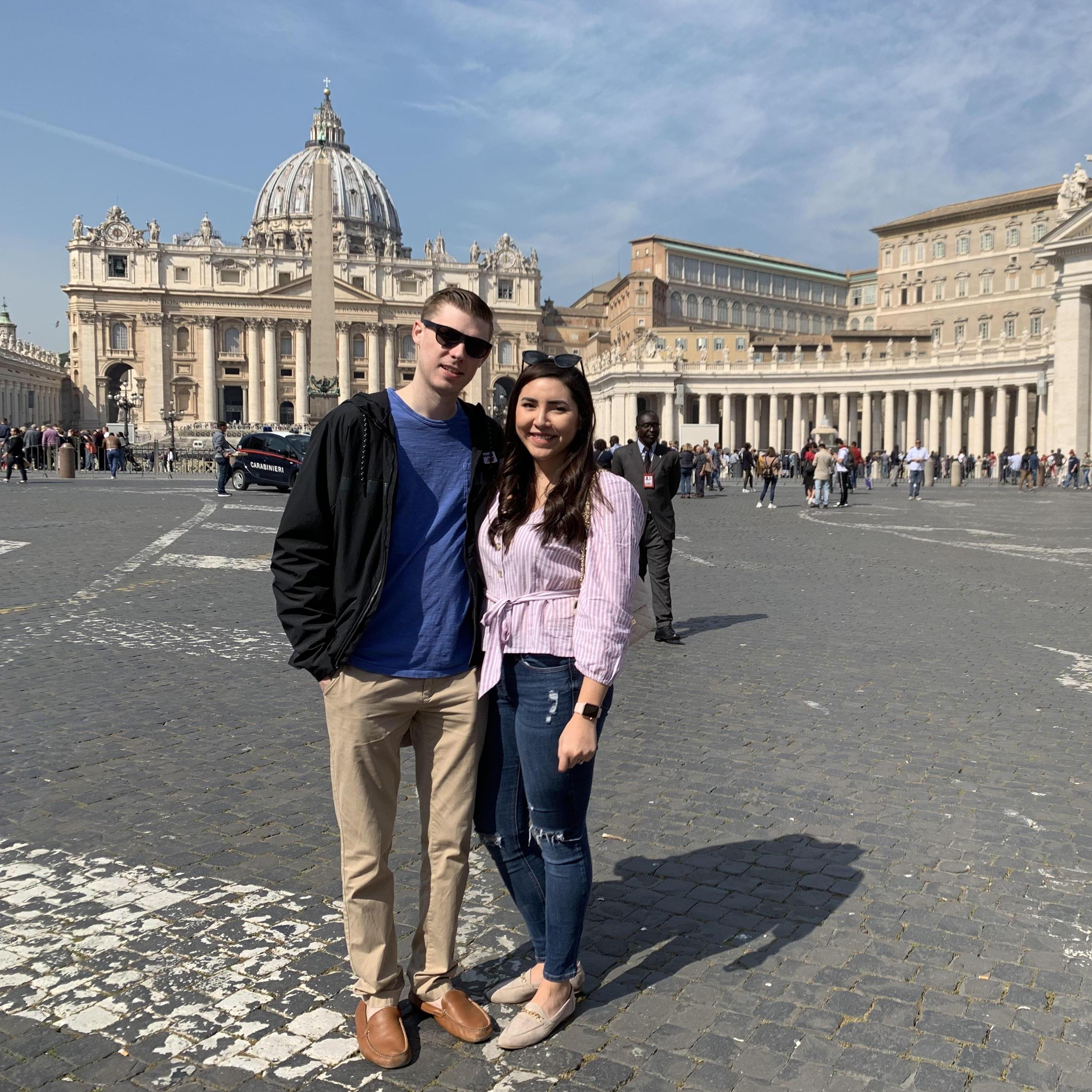 Our mini "engagement moon" in Italy, April 2019 (where Ivette THOUGHT Ryan was going to propose - he did it a week before in Detroit instead! ♡)