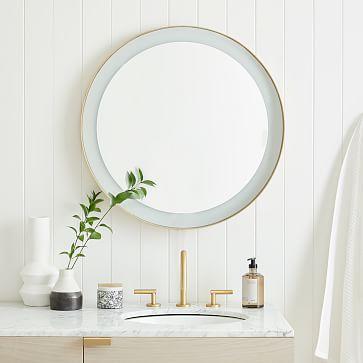 Curved Light Up Vanity Mirror - 28"