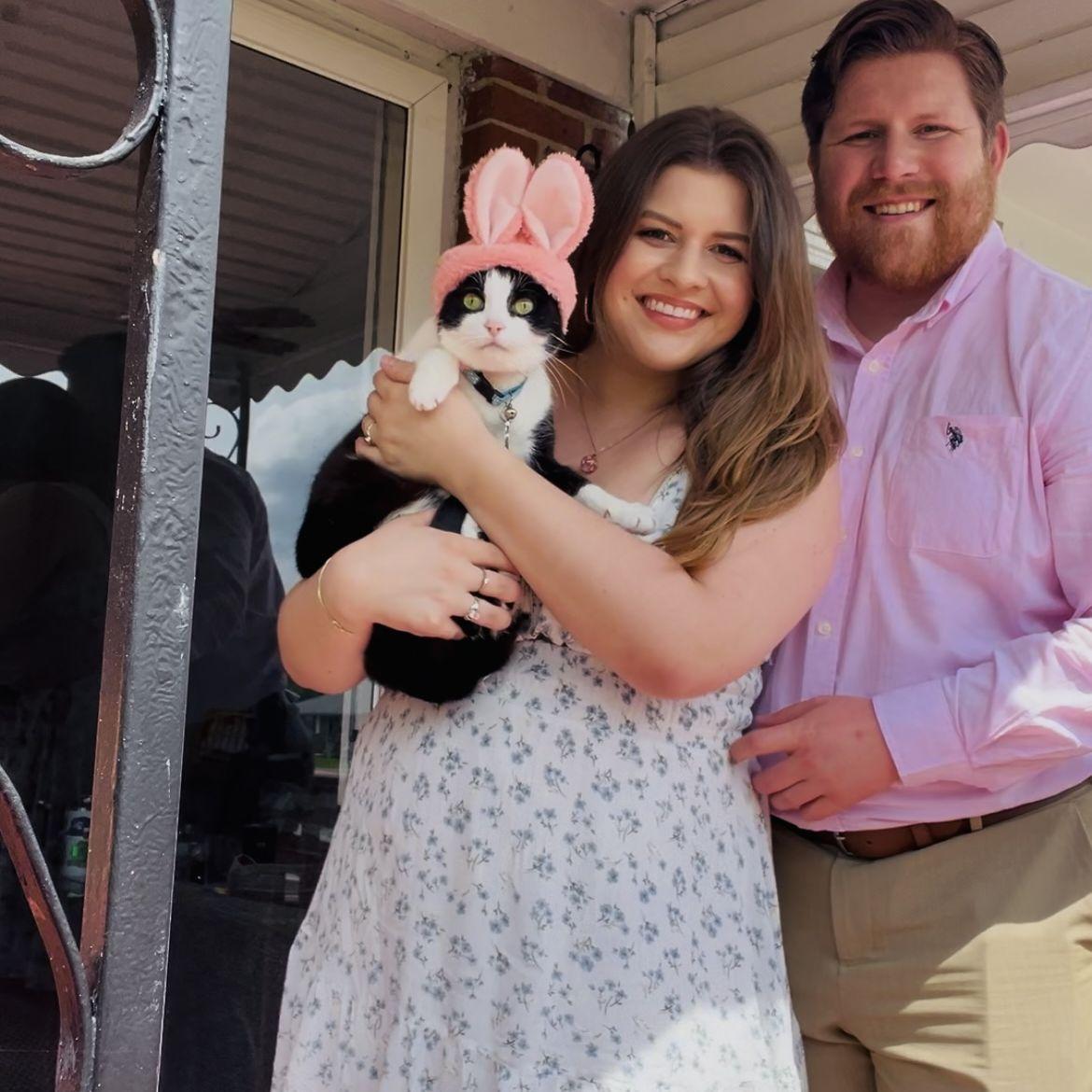 Our 2nd Easter (the Easter bunny made another suprise appearance)