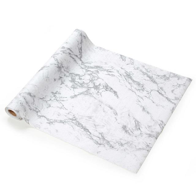 Con-Tact® Grip Print Non-Adhesive Shelf Liner in Midnight Marble