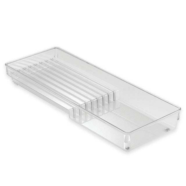 iDesign® Linus Acrylic Knife Organizer in Clear