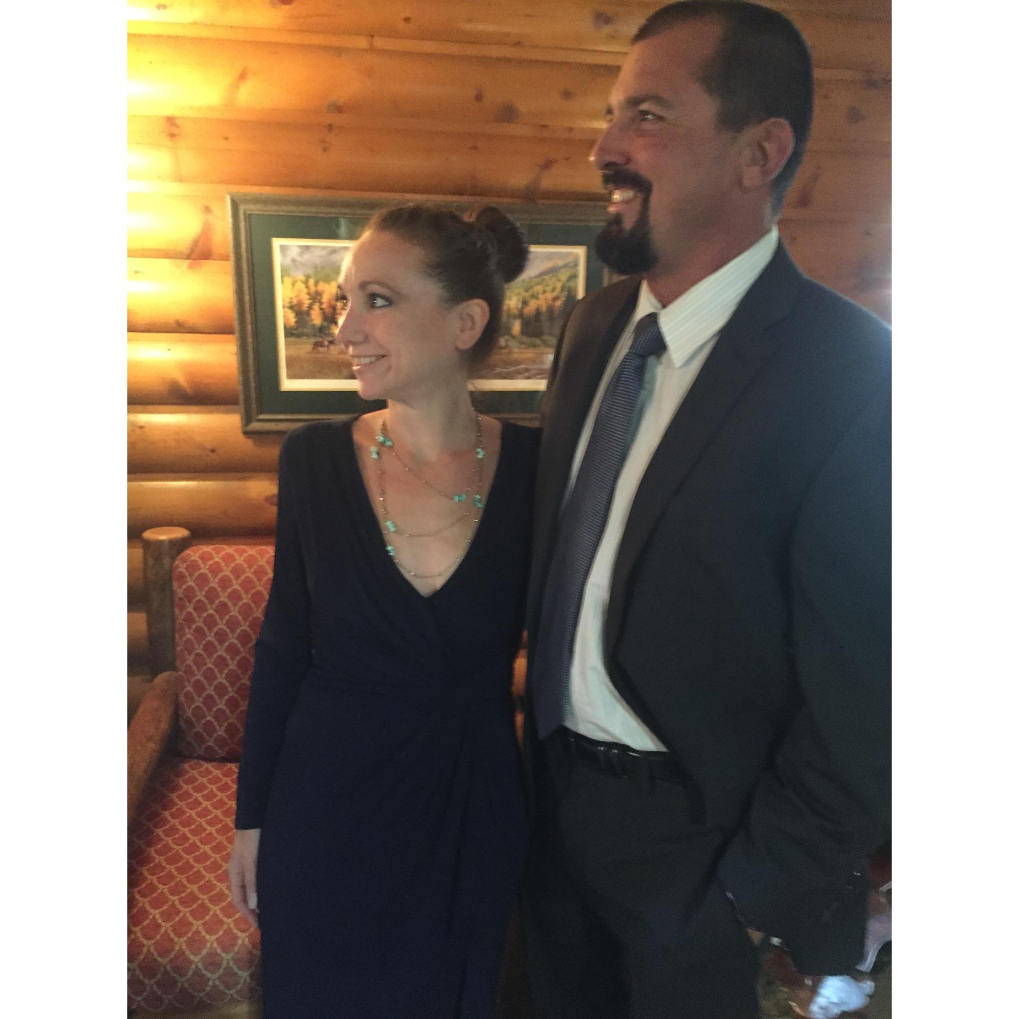 Cleaning up nice for Megan's wedding