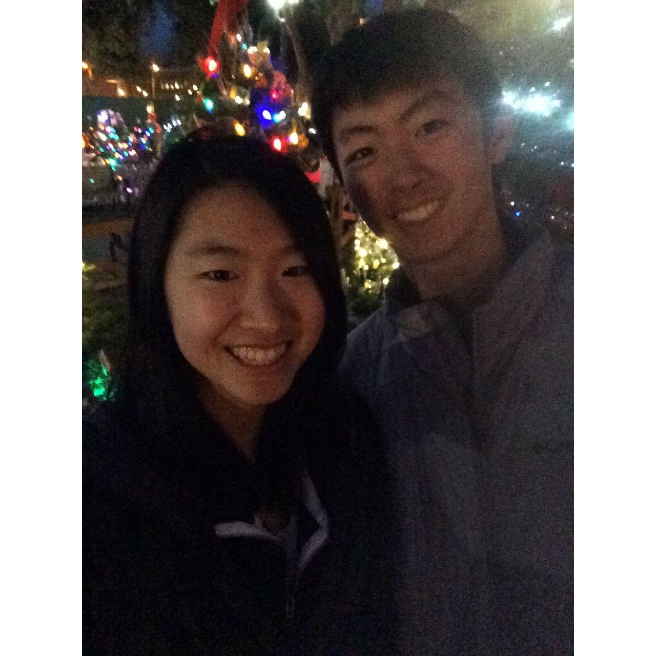 December 2014, San Jose - Ben came down to visit, so Ruby took him to Christmas in the Park.