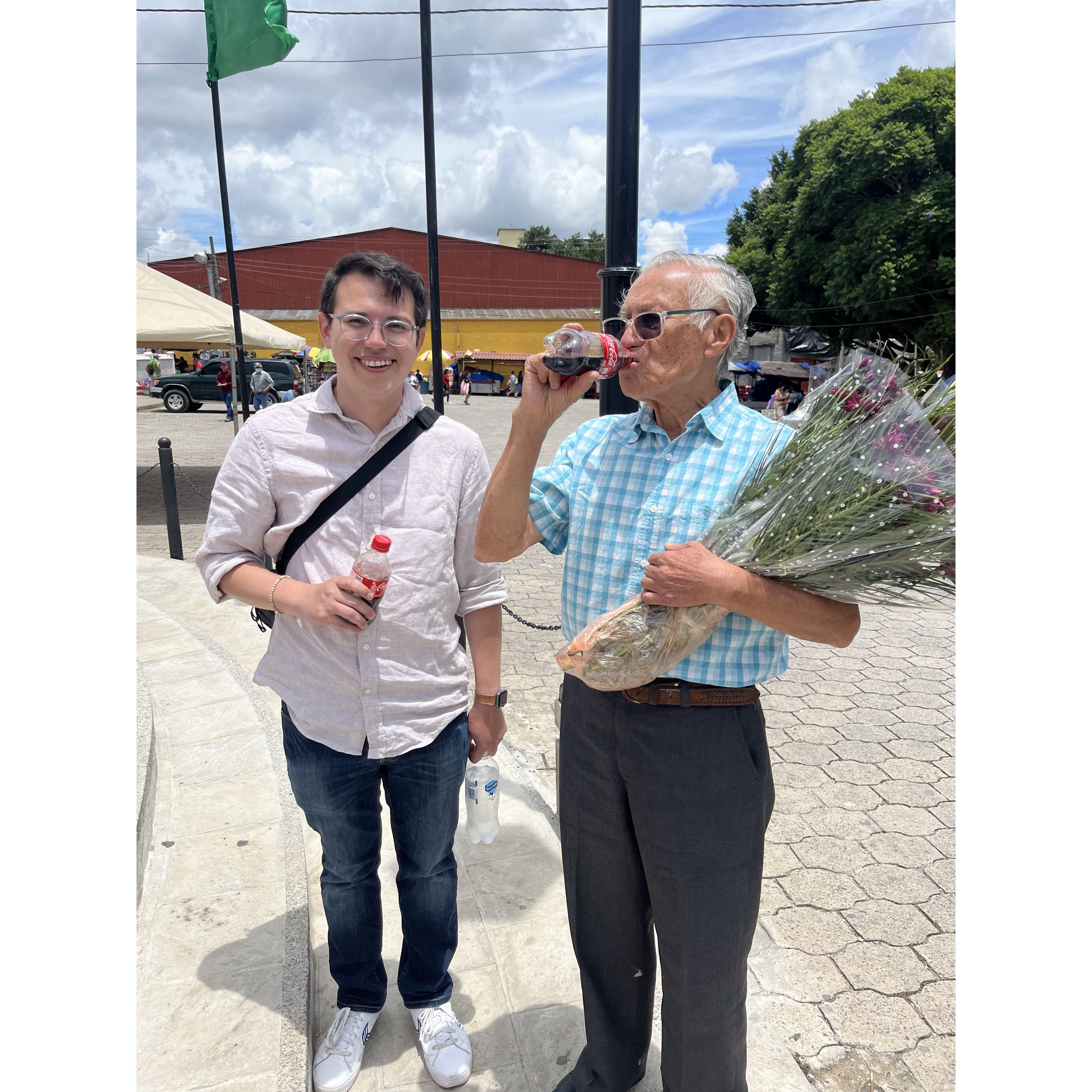 Meeting Obed's grandfather Orlando in Guatemala