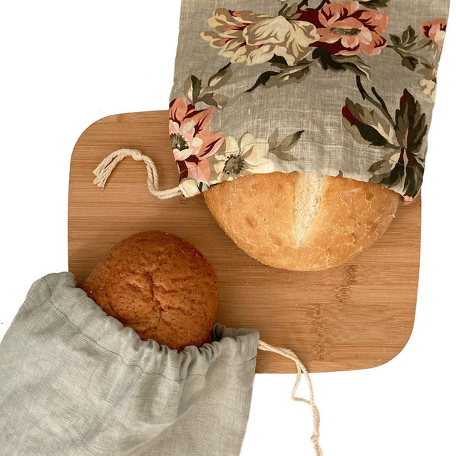 Linen Bread Bag, Bread Bag for Homemade...