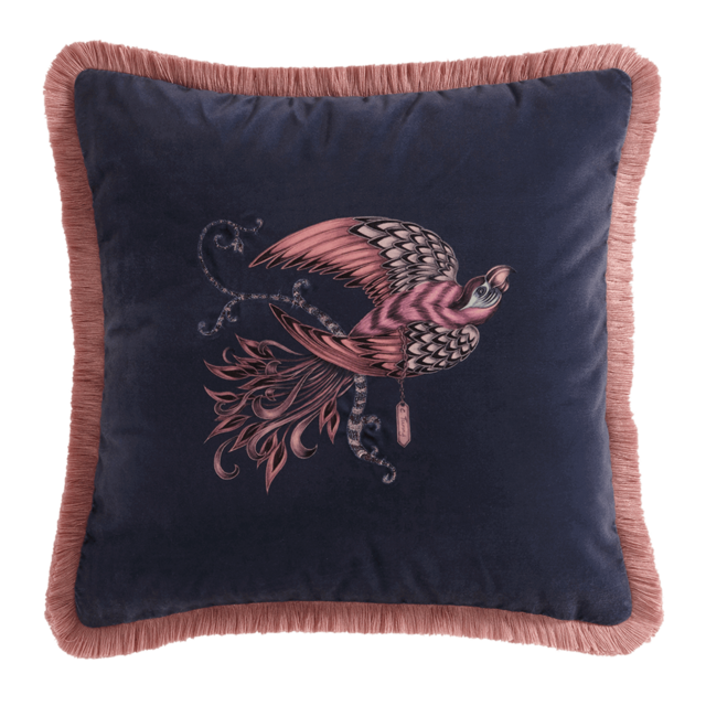 Audubon Velvet Cushion