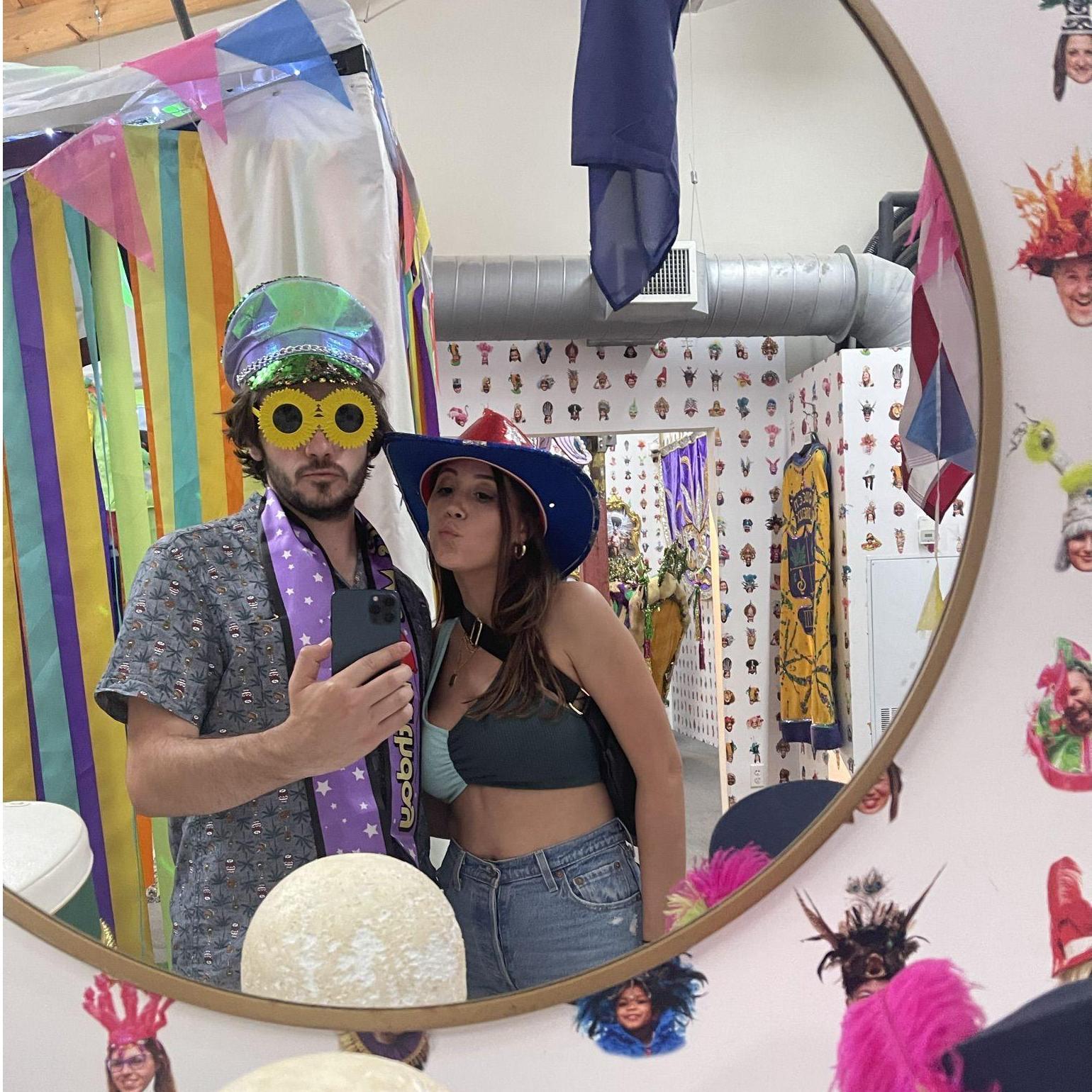 Goofin' during our trip to NOLA in 2022