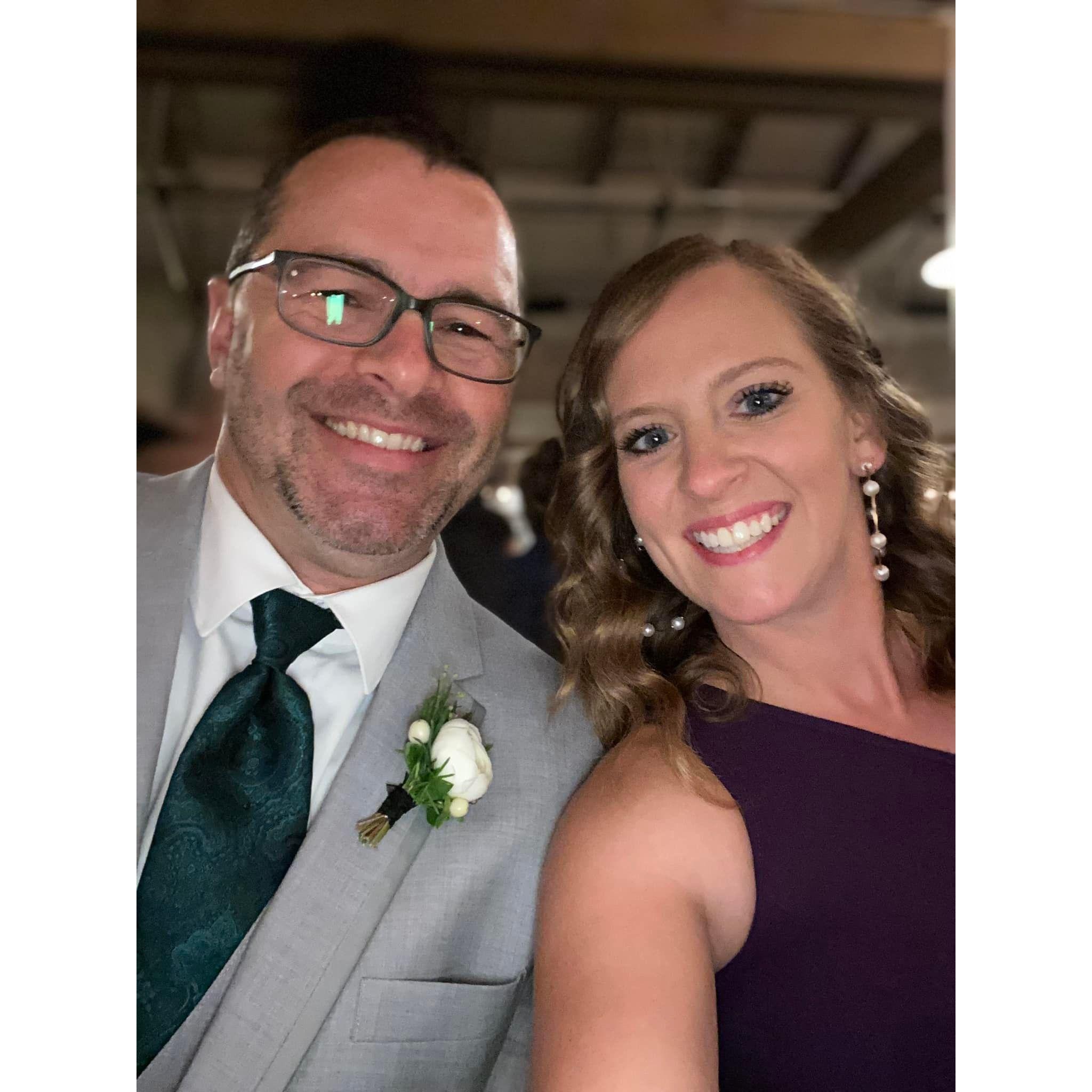 Celebrating the wedding of our friend's Shawn and Heather