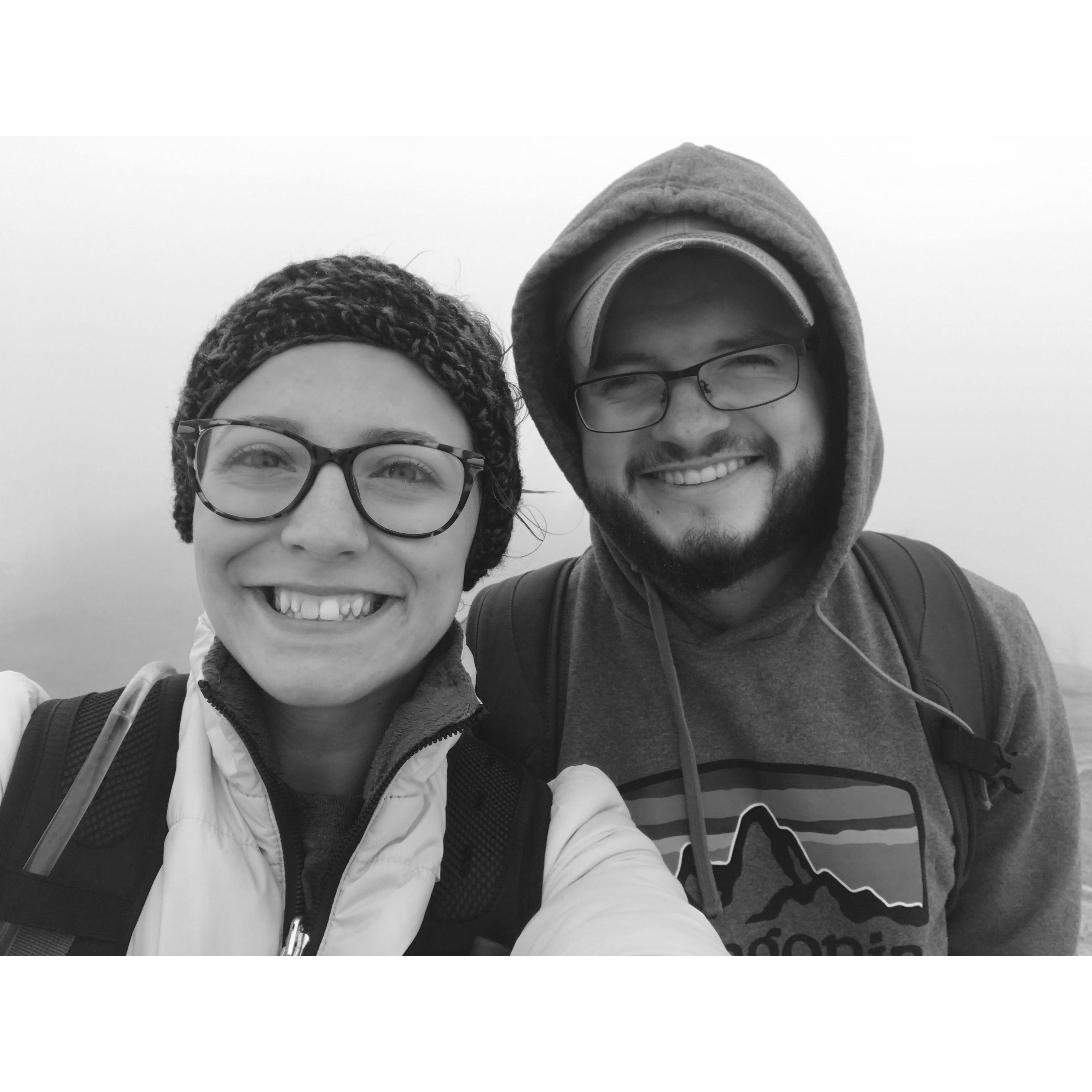 Cascade Mountain in 2020. The first of many weekend escapes to the ADK together.