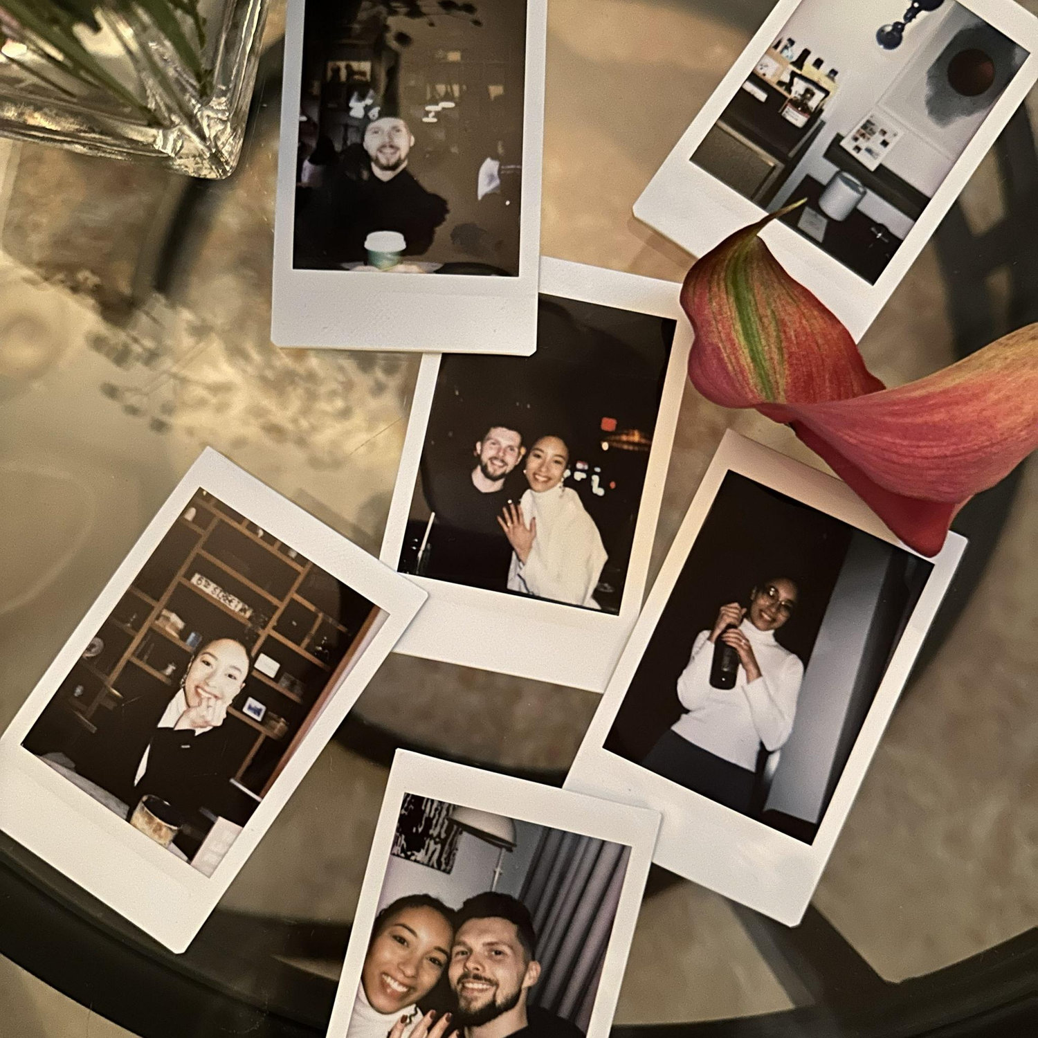 Polaroids of the Proposal Weekend