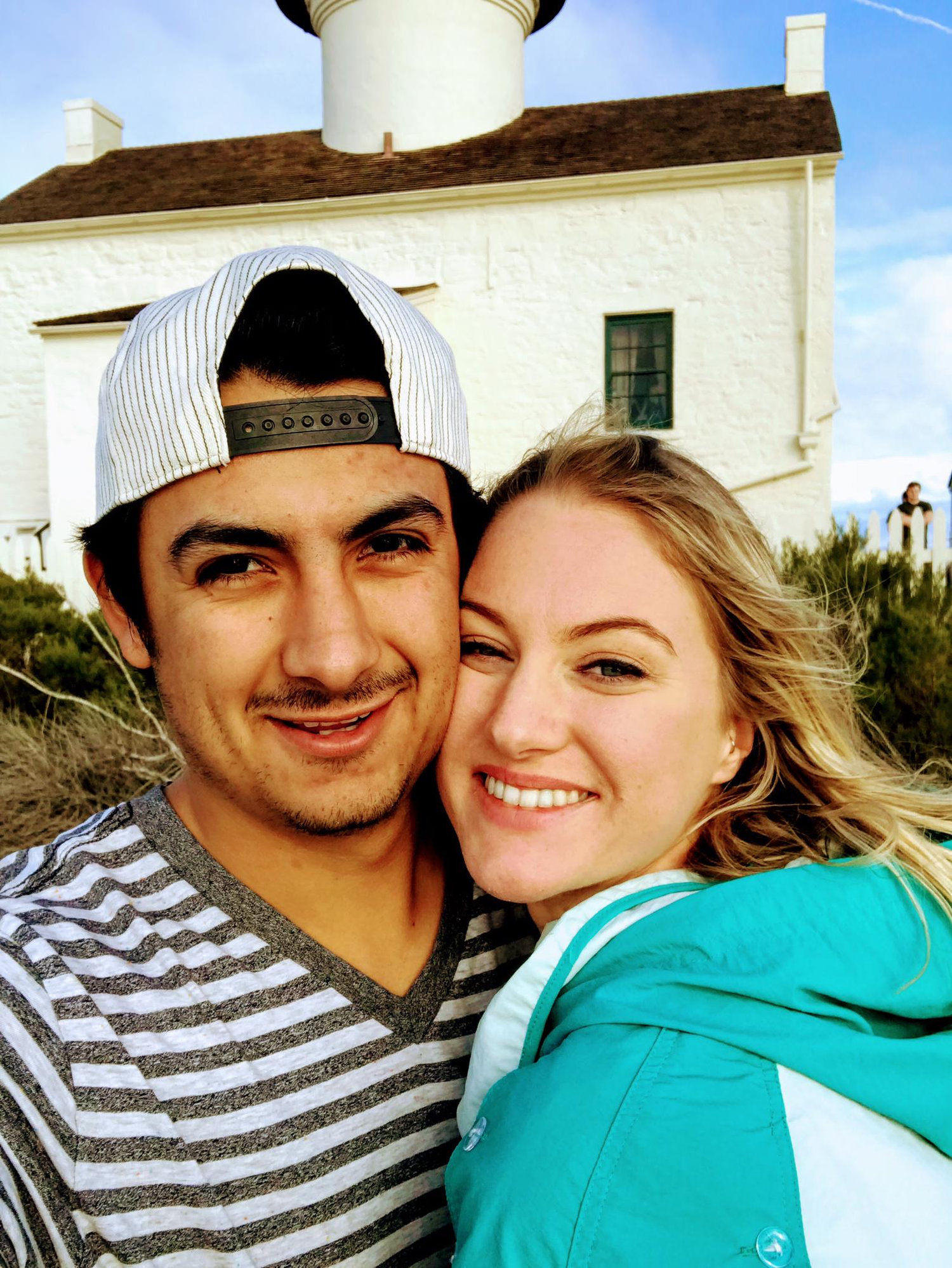 Nick asked out Erika officially on Jan 9, 2018
This was not that day. 
This is a pic at the Point Loma Lighthouse 2018.