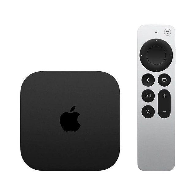 Apple TV 4K Wi-Fi (3rd Generation) + Siri Remote + Power Cord + Apple 1 Year Limited Warranty (64GB WiFi)