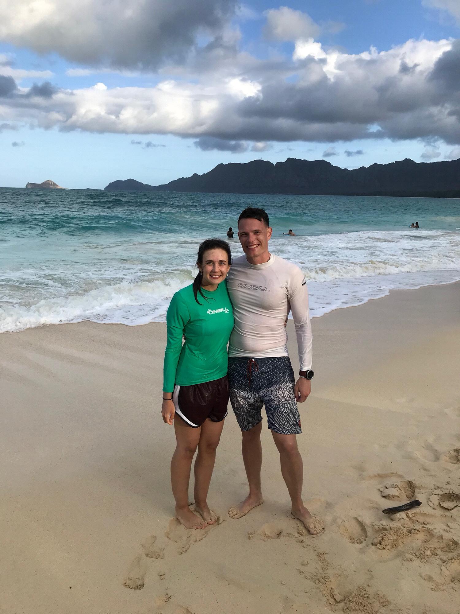 Bellows Beach in Waimanalo, HI