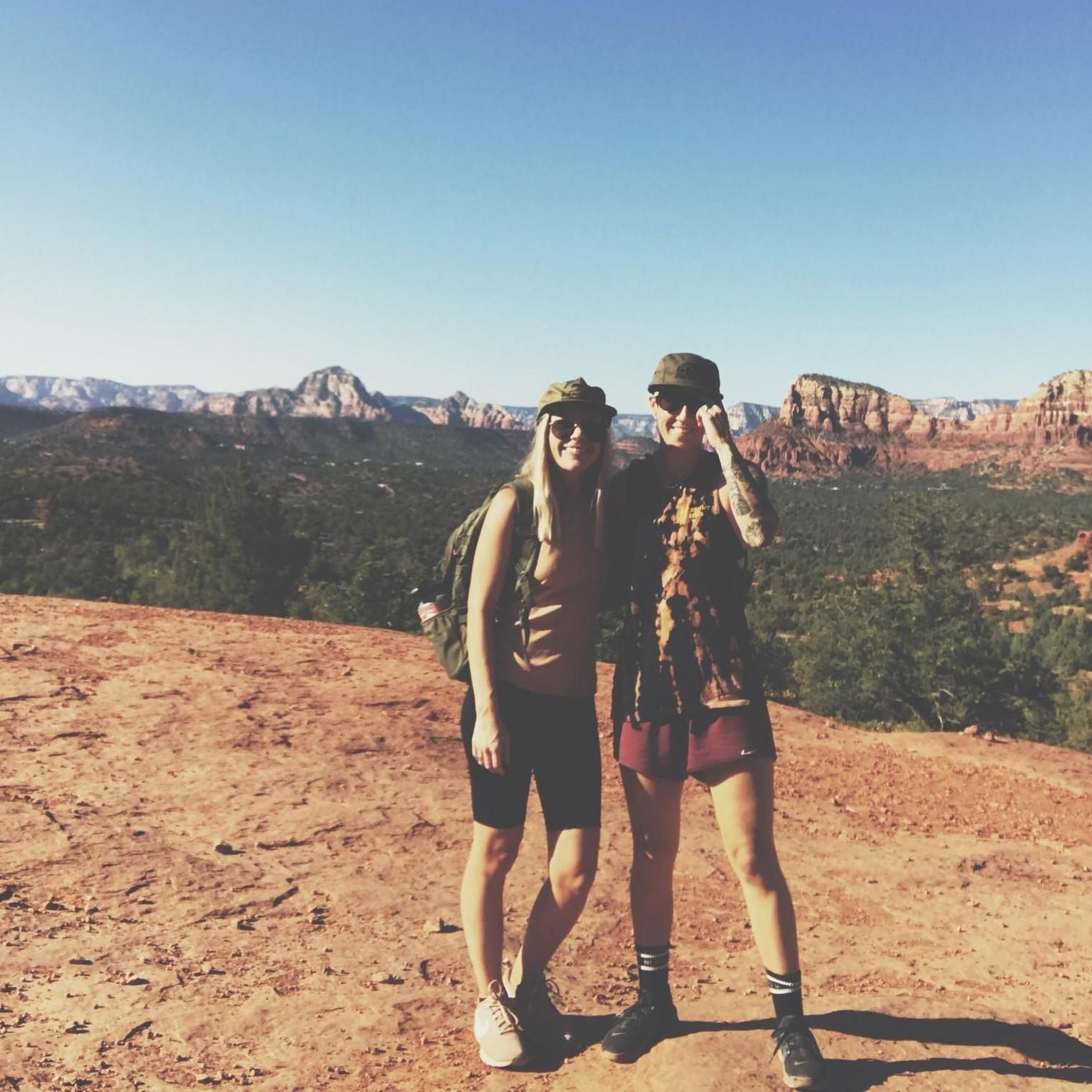 In Sedona, AZ on our way to a friend's wedding | October 2020