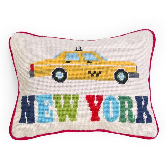 Jet Set New York Pillow