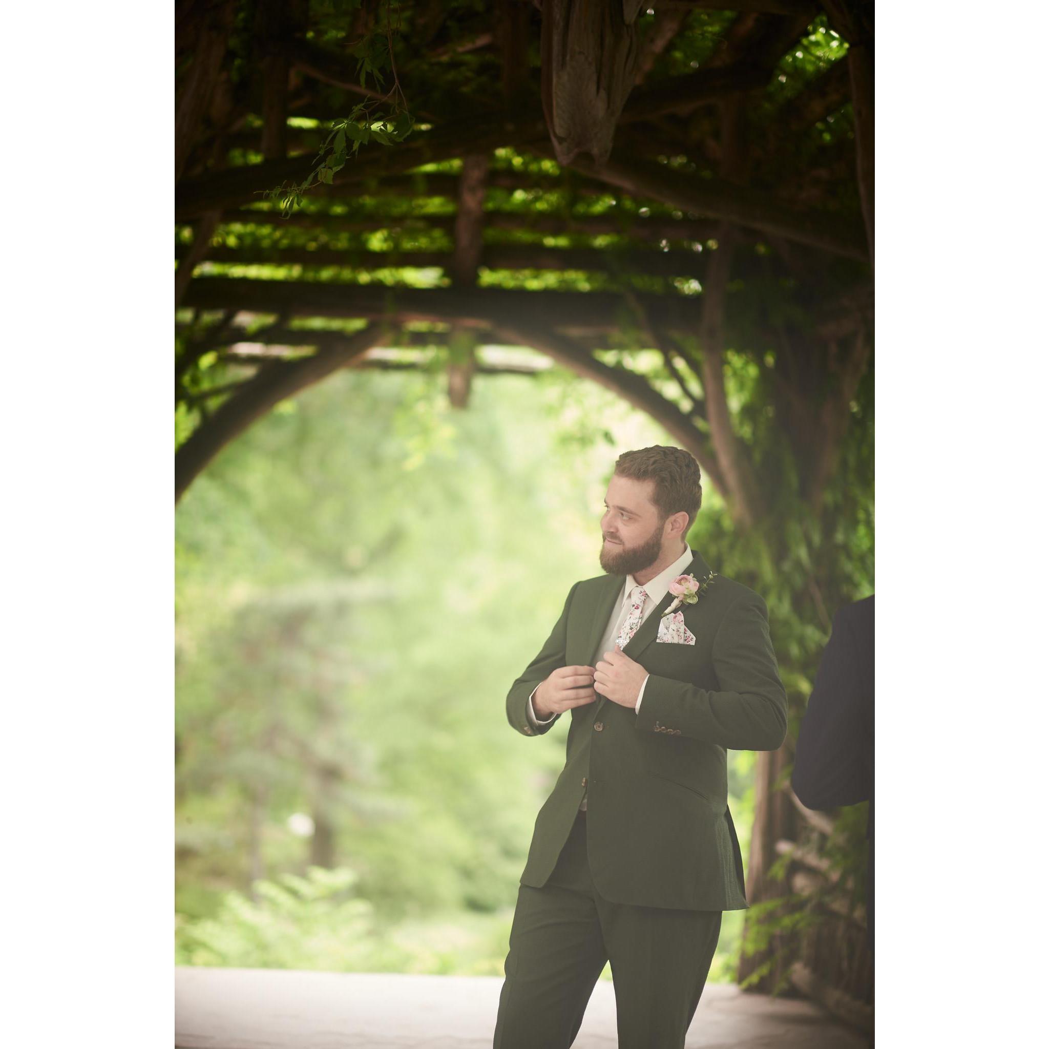 A handsome groom