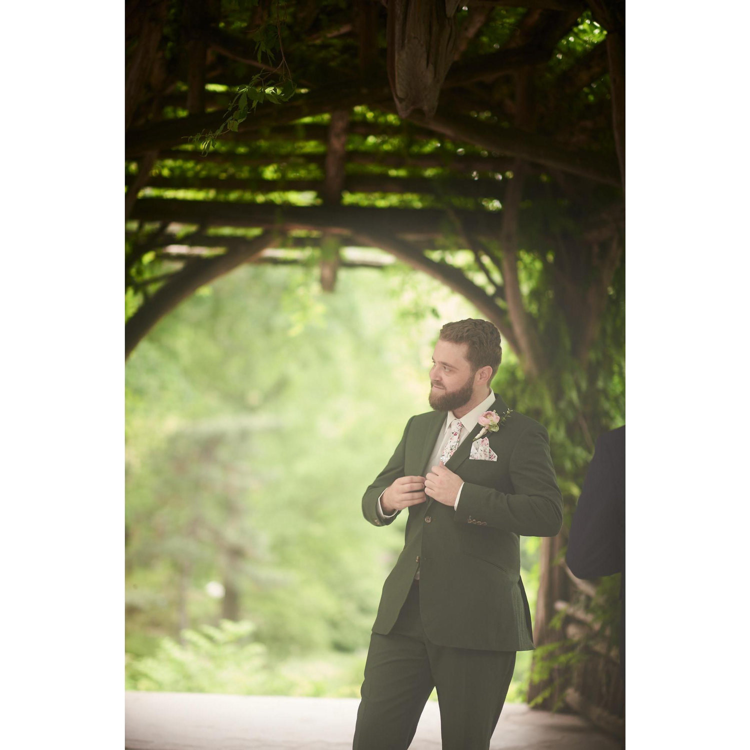 A handsome groom