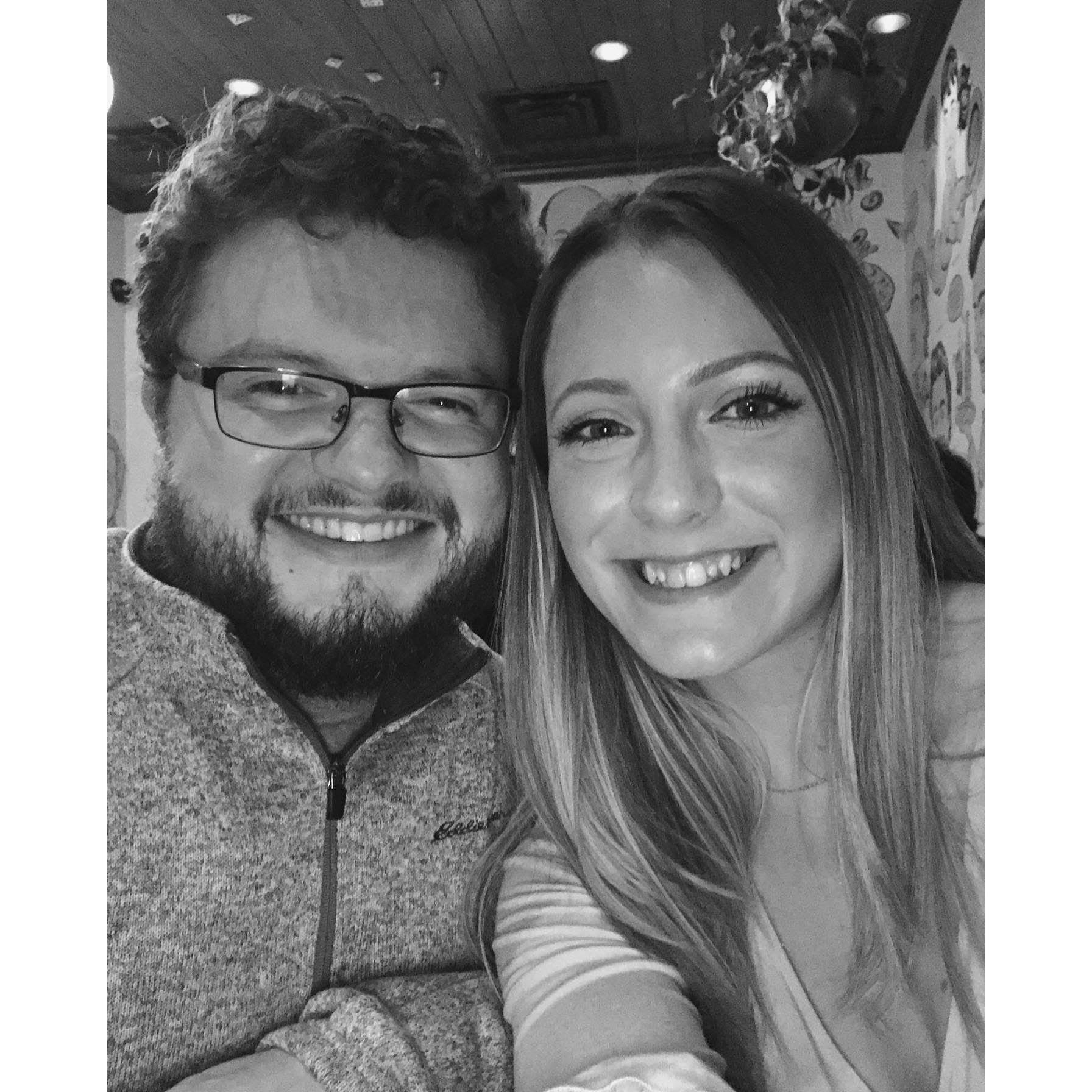 The day of our 7 year anniversary.