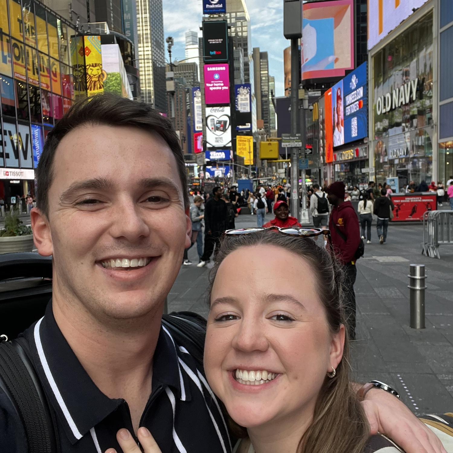 Our first time in NYC together!