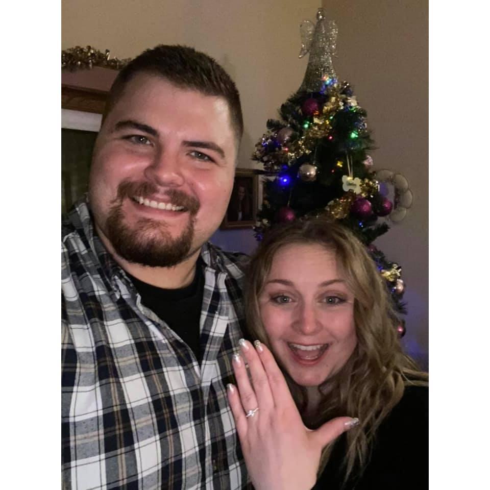 Moments after Jake asked the BIG question. December 20, 2020.