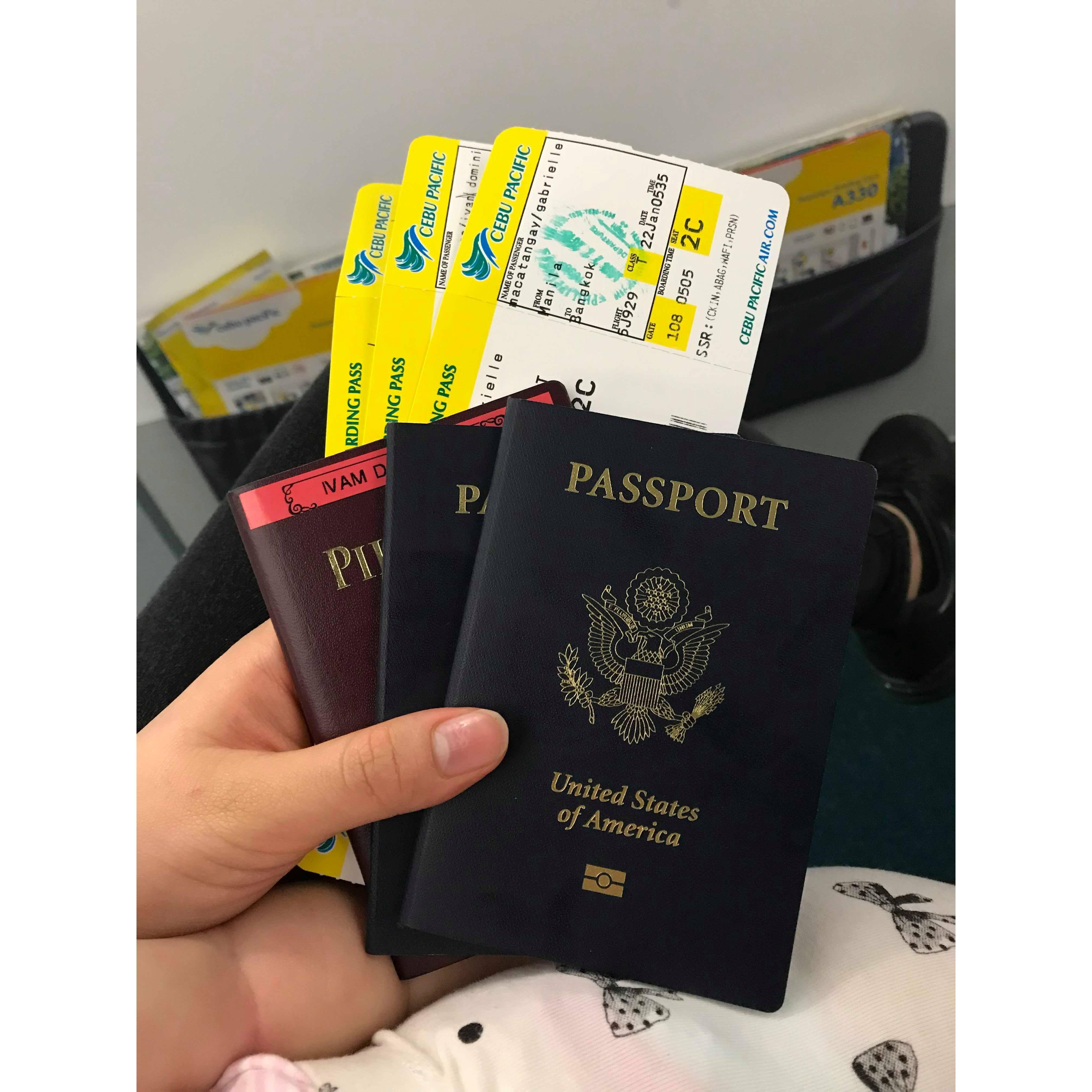 First time travelling together! Going to Thailand...