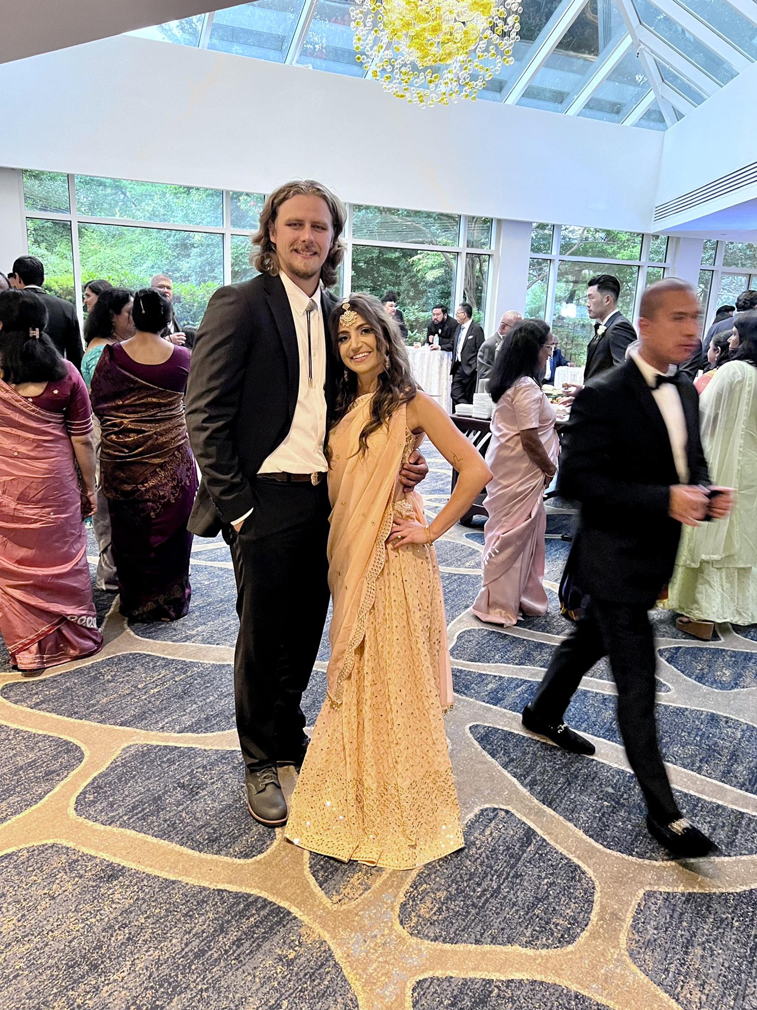At the Trozado's wedding!