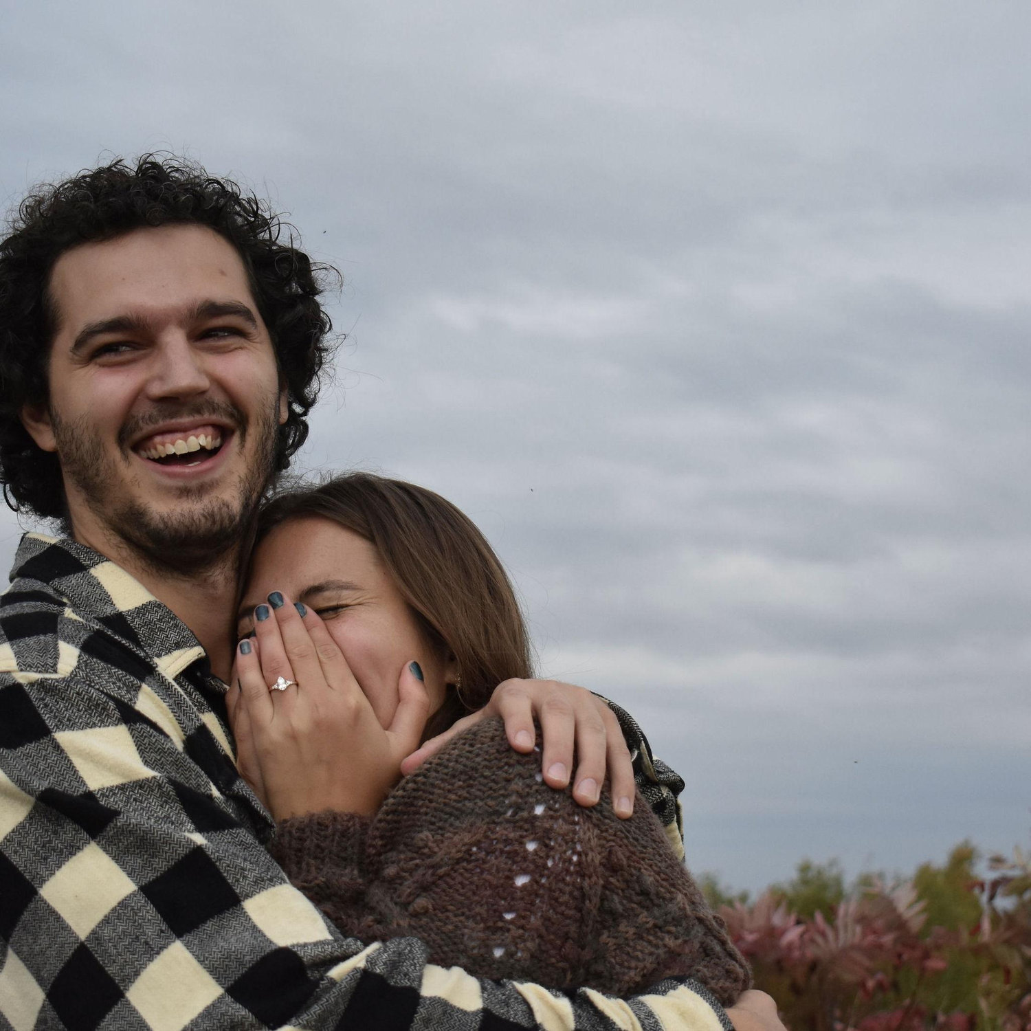 When we got engaged!